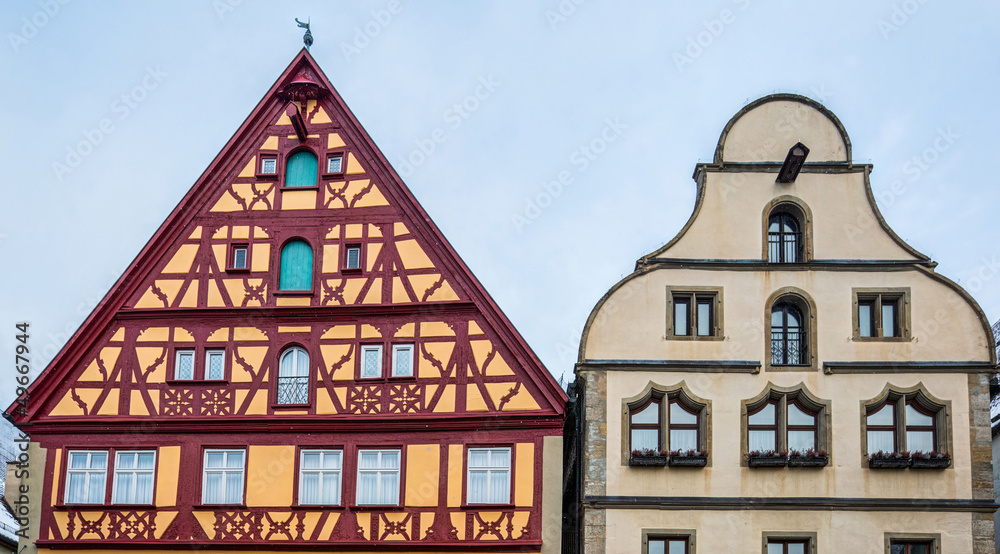 Medieval Architecture, Rothenburg ob der Tauber, Germany