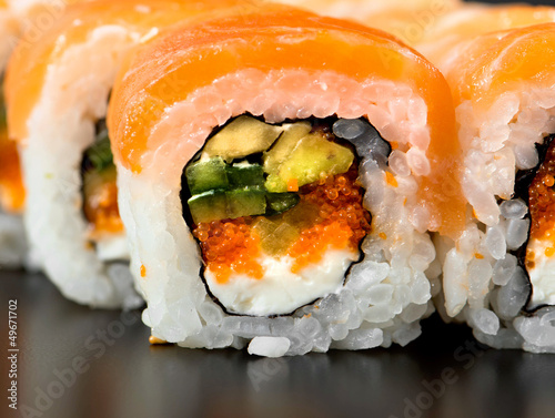 Roll Sushi closeup #49671702