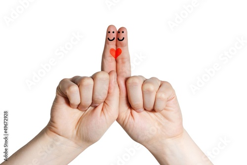 two loving fingers
