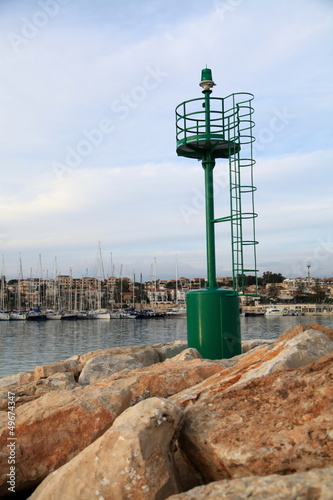 Fanale del porto di Marina di Ragusa photo