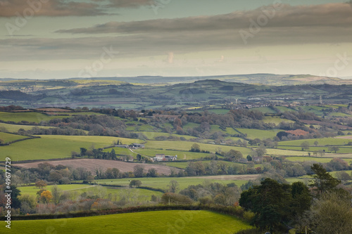 The rolling hills of West Dorset.