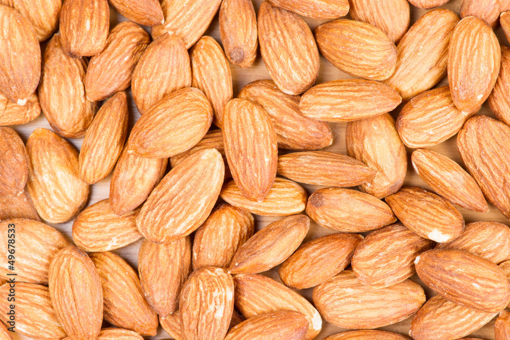 Fototapeta premium Almonds background