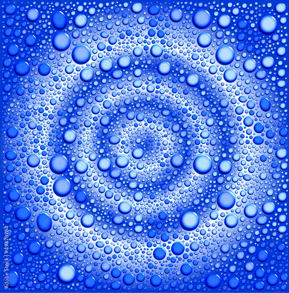water background with water drops