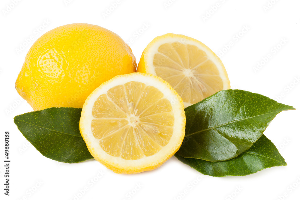Lemon isolated on white background_II