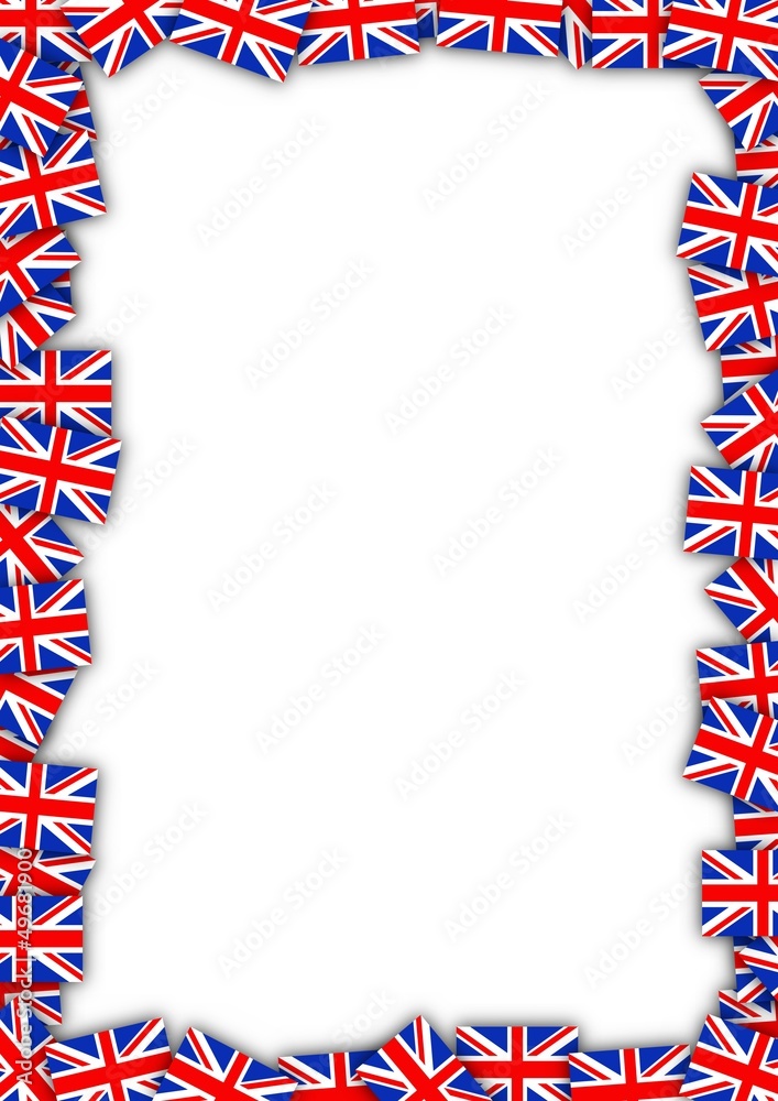 UK flag frame Stock Illustration Adobe Stock