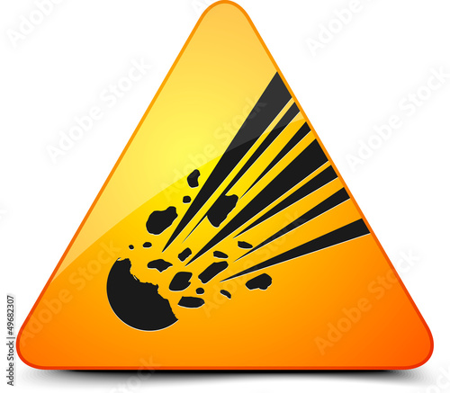 Meteor Hazard Sign