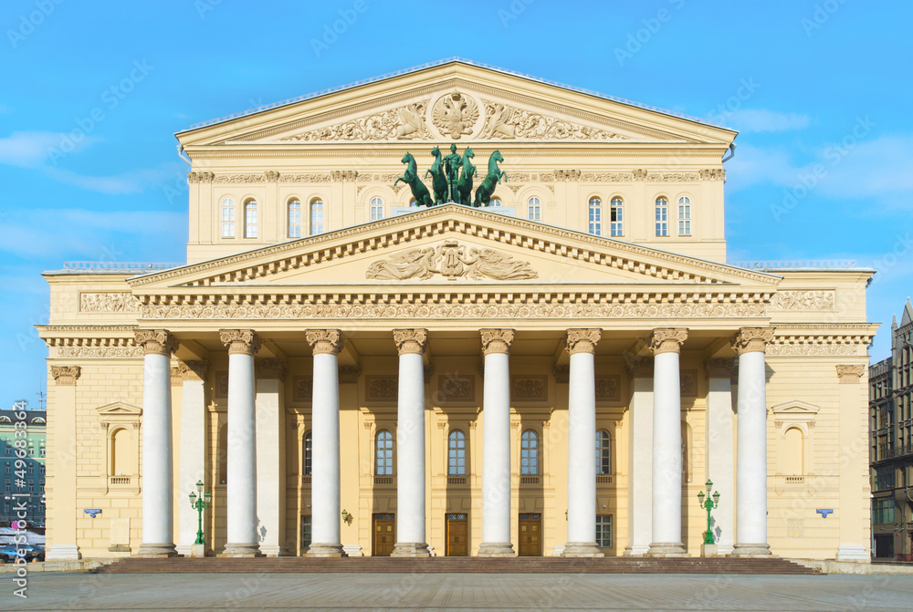The Bolshoi Theatre. Moscow, Russia