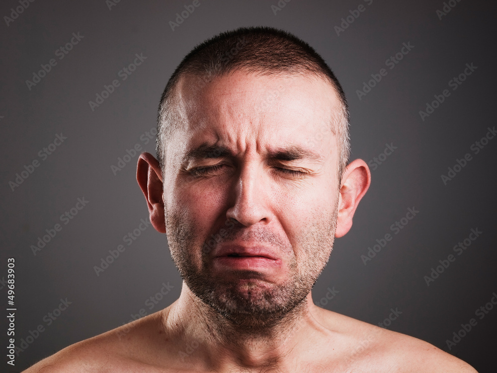 Crying man Crying man
