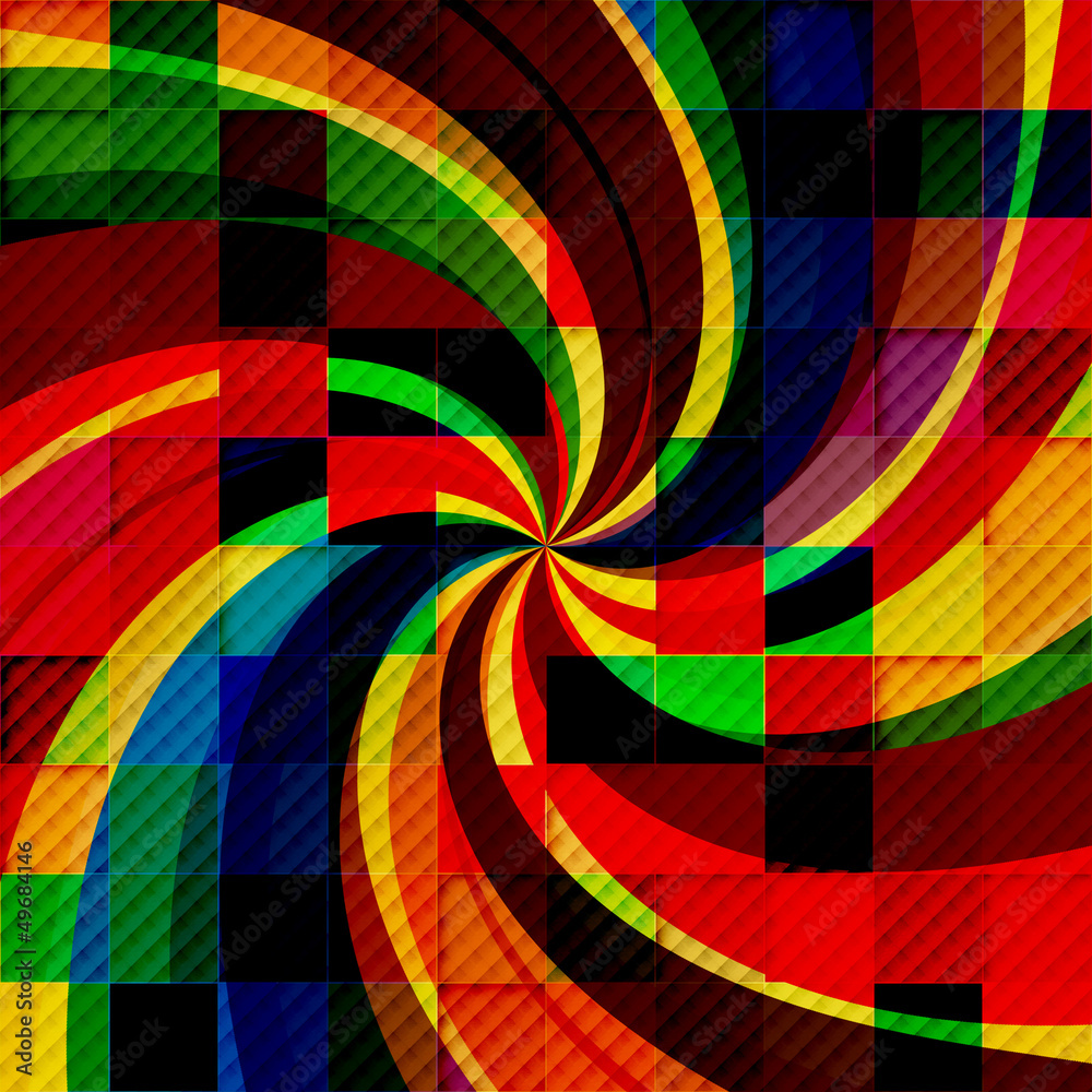 Fototapeta premium Retro Wallpaper Pattern