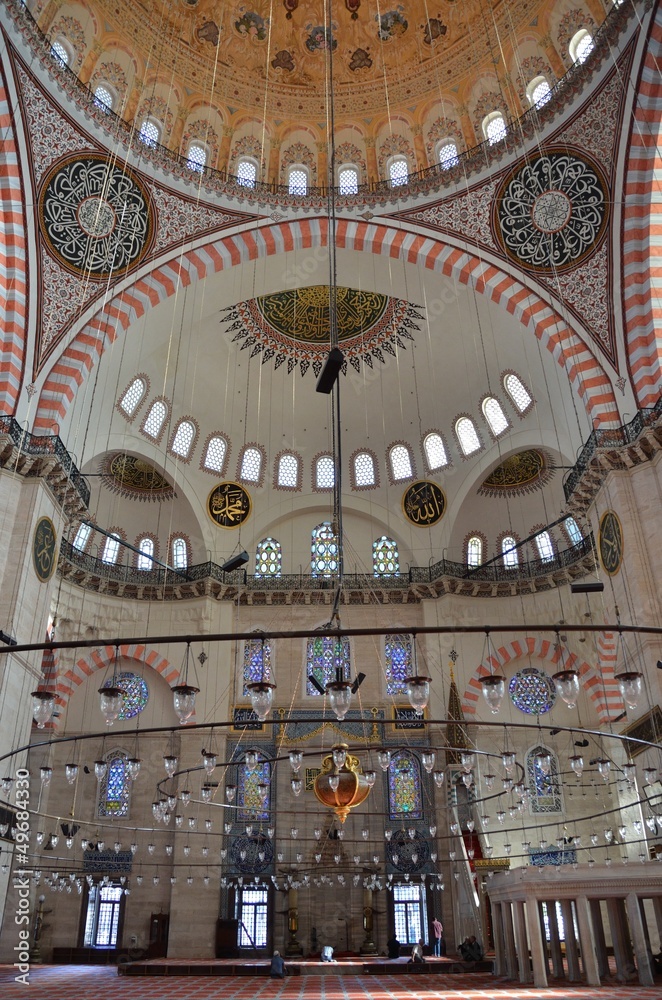 Стамбул, мечеть Сулеймание внутри