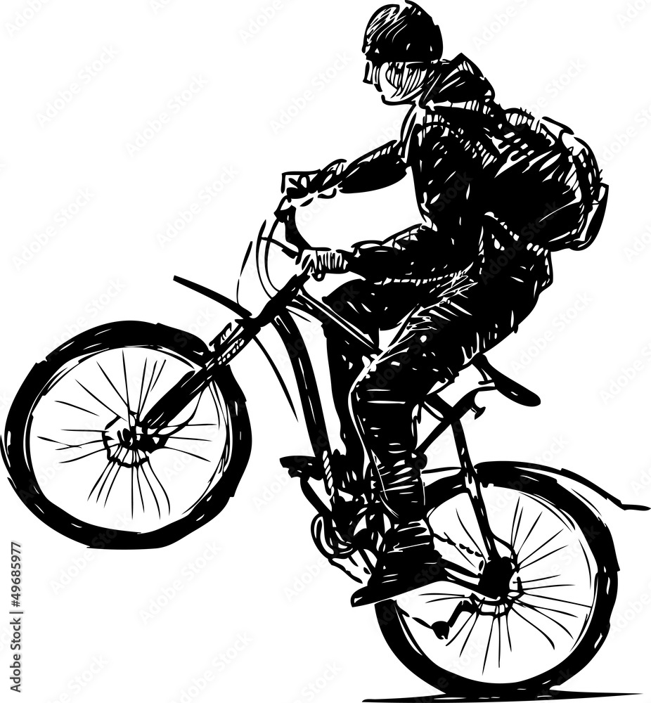 Obraz premium cyclist