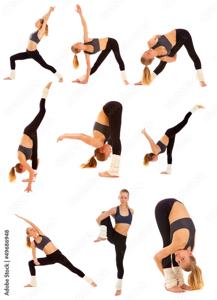 set,yoga, isolated