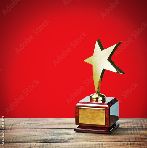 star award with space for text
