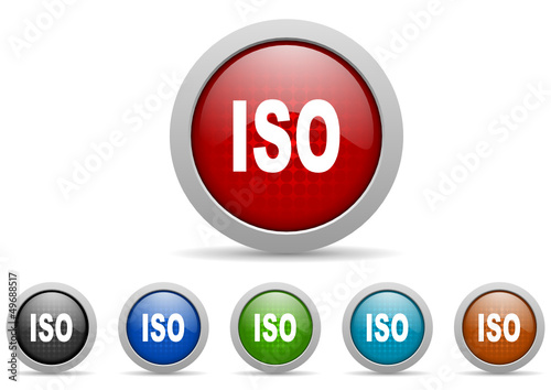 iso vector icon set