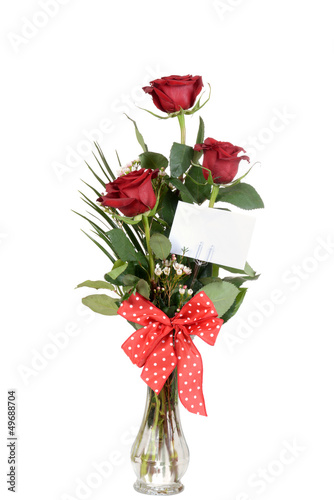 rose bouquet in a vase