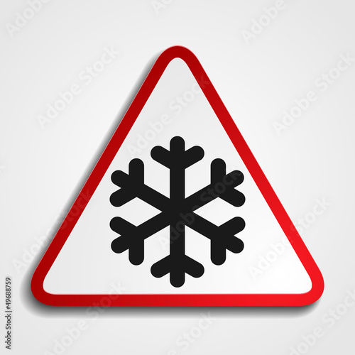 Cold Warning Sign