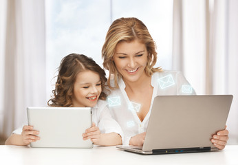 mother and daughter