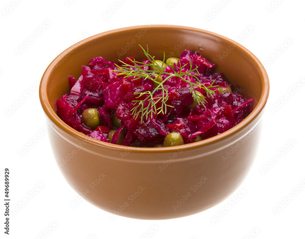 Vinaigrette Russian beetroot salad Vinaigrette Russian beetroot salad