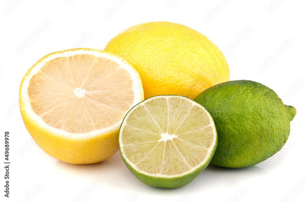 fresh lemon and lime fresh lemon and lime
