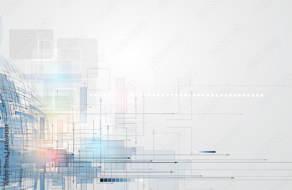 abstract space circuit cyber high technology business banner abstract space circuit cyber high technology business banner