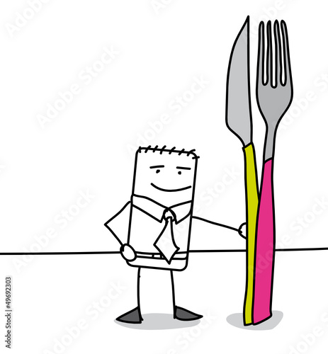 Les couverts colorés