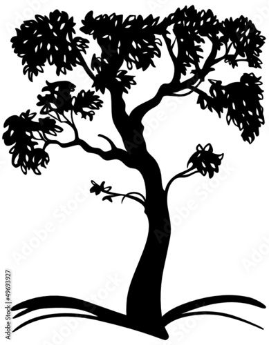 black tree single object