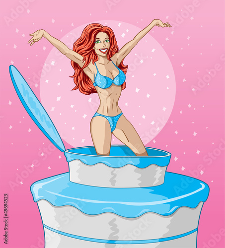 Cake girl