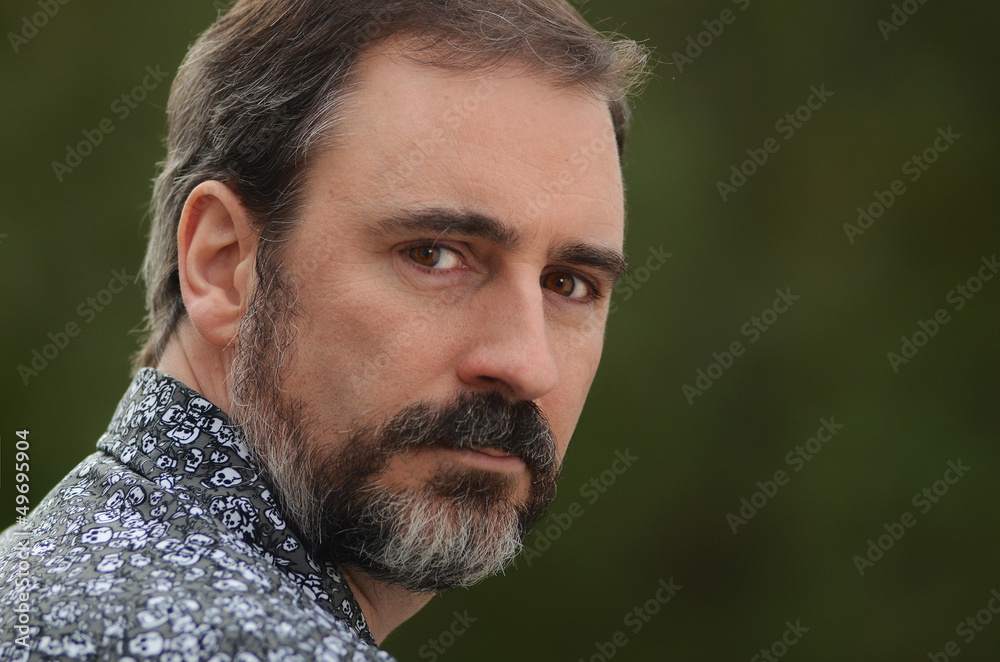 Fototapeta premium male head shot