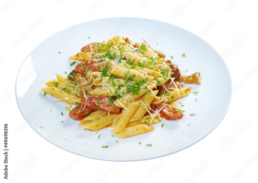  Italian Penne rigate pasta with