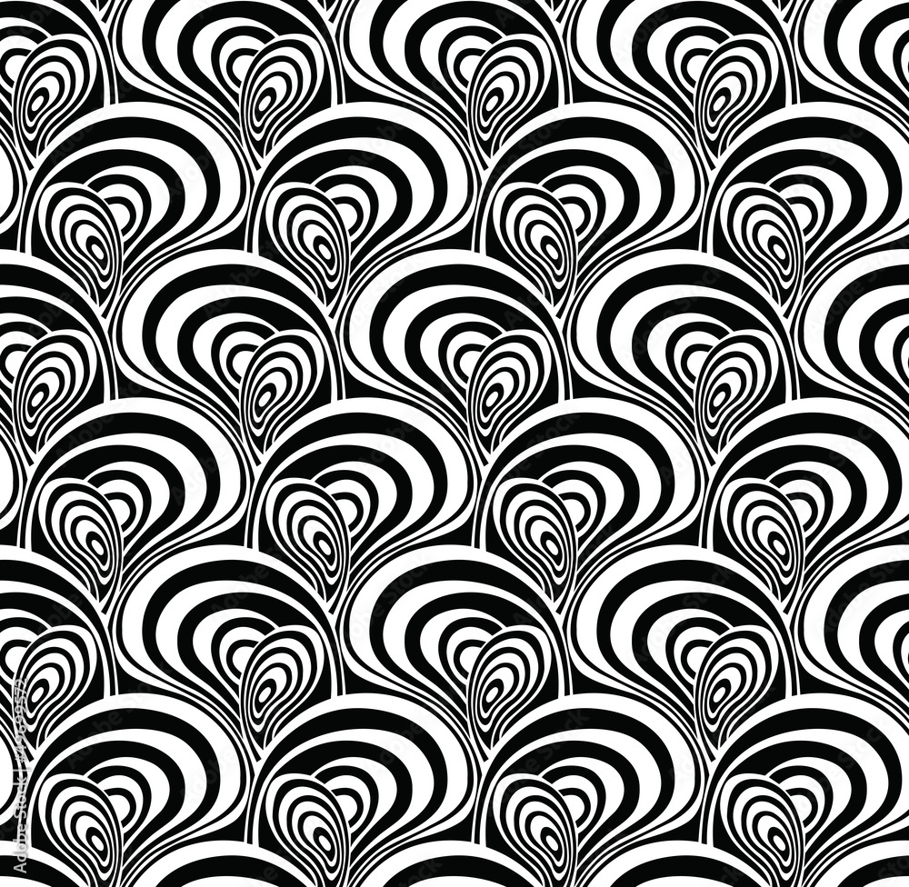 Seamless swirly pattern