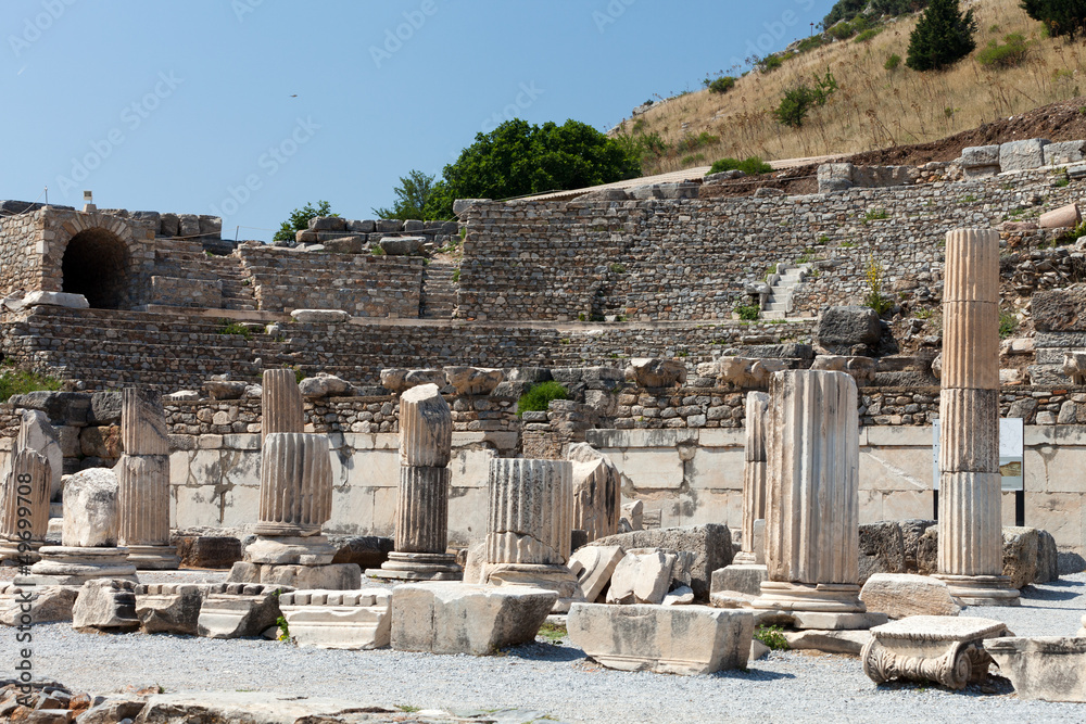 Ruins of the ancient Greek city Ephesus