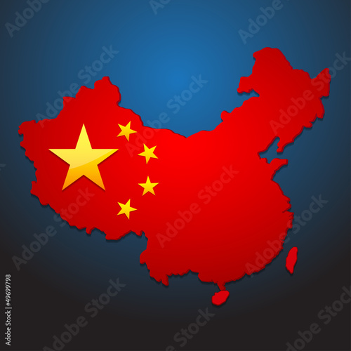 china map vector