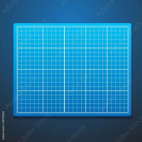Cutting mats blue