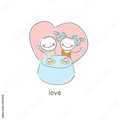 Amorous dinner