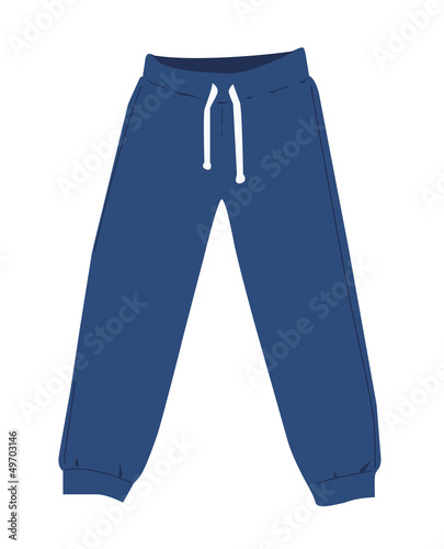 Sweatpants vector illustartion