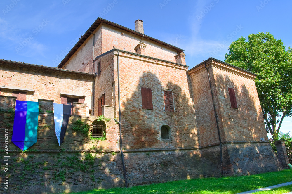 Castle of San Secondo Parmense. Emilia-Romagna. Italy.