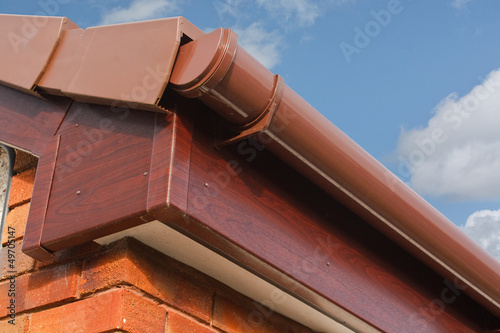 Fototapeta Roofline PVCU Soffit fascia board