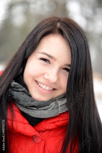 happy girl outdoor