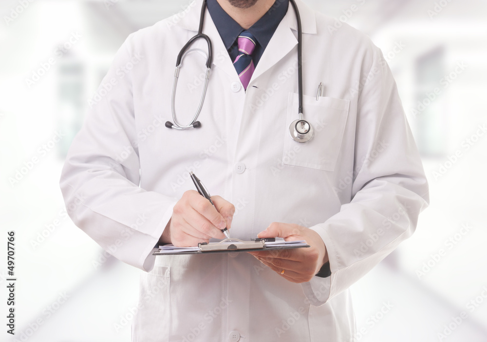 Male doctor in the hospital Male doctor in the hospital