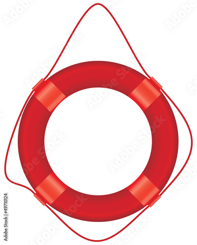 Red lifebuoy