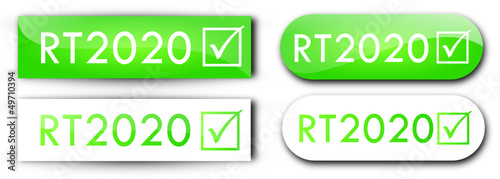 4 étiquettes RT2020
