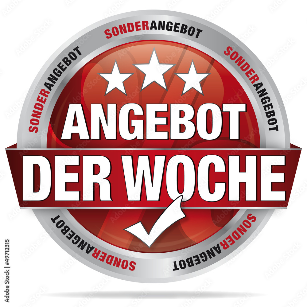 Angebot der Woche - Sonderangebot Angebot der Woche - Sonderangebot