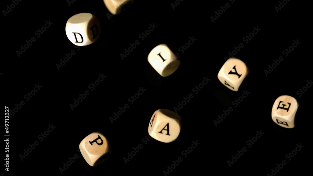 Gay pride day dice falling together Gay pride day dice falling together