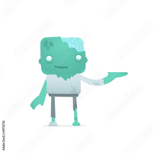 funny cartoon zombie