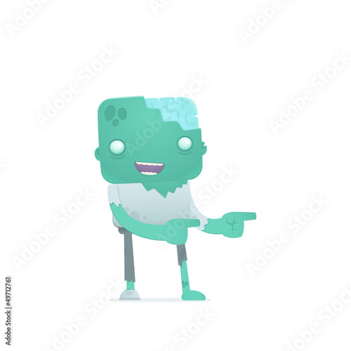 funny cartoon zombie