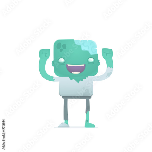 funny cartoon zombie