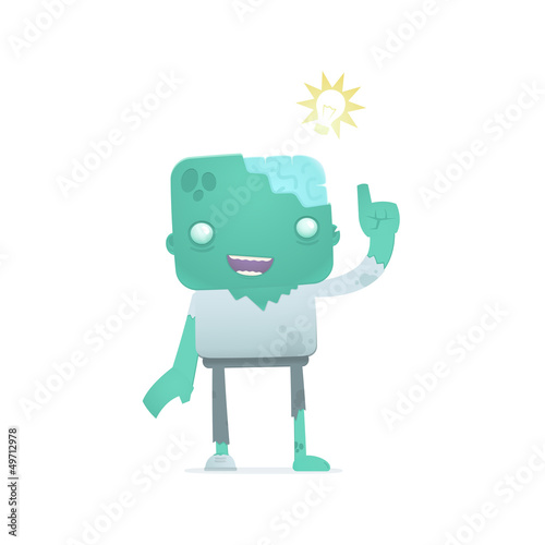 funny cartoon zombie