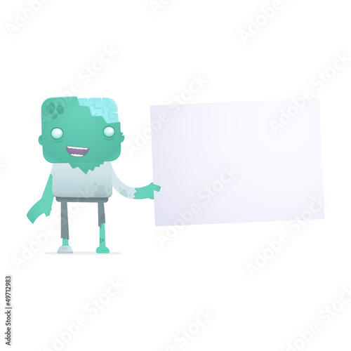 funny cartoon zombie