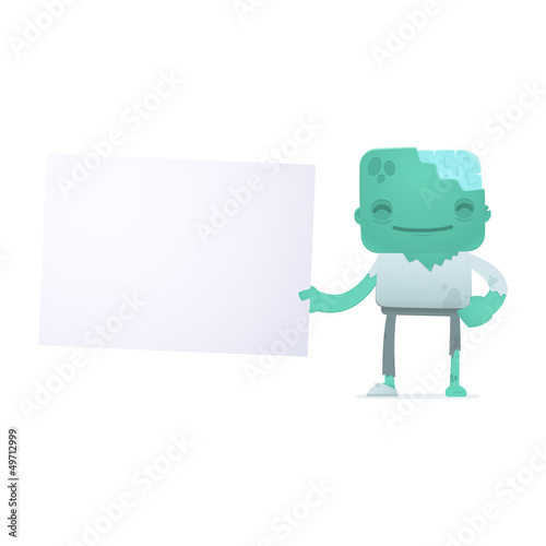 funny cartoon zombie