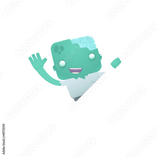 funny cartoon zombie